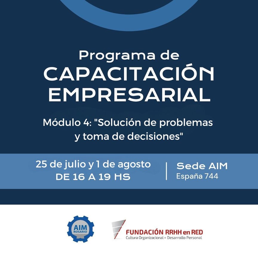 4° Módulo del Programa de Capacitación Empresarial